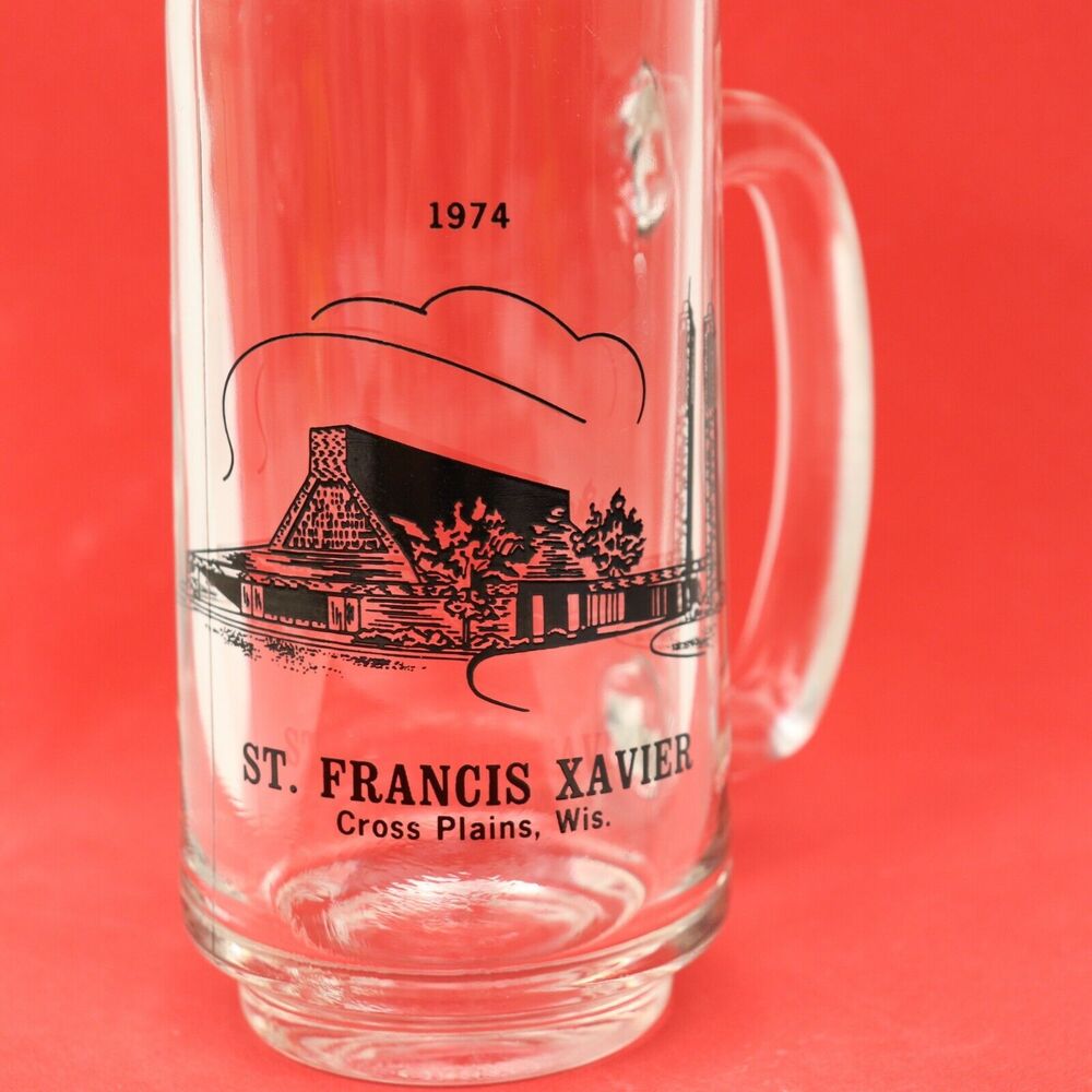 St Francis Xavier Church 1974 Mug Cross Plains Wisconsin
